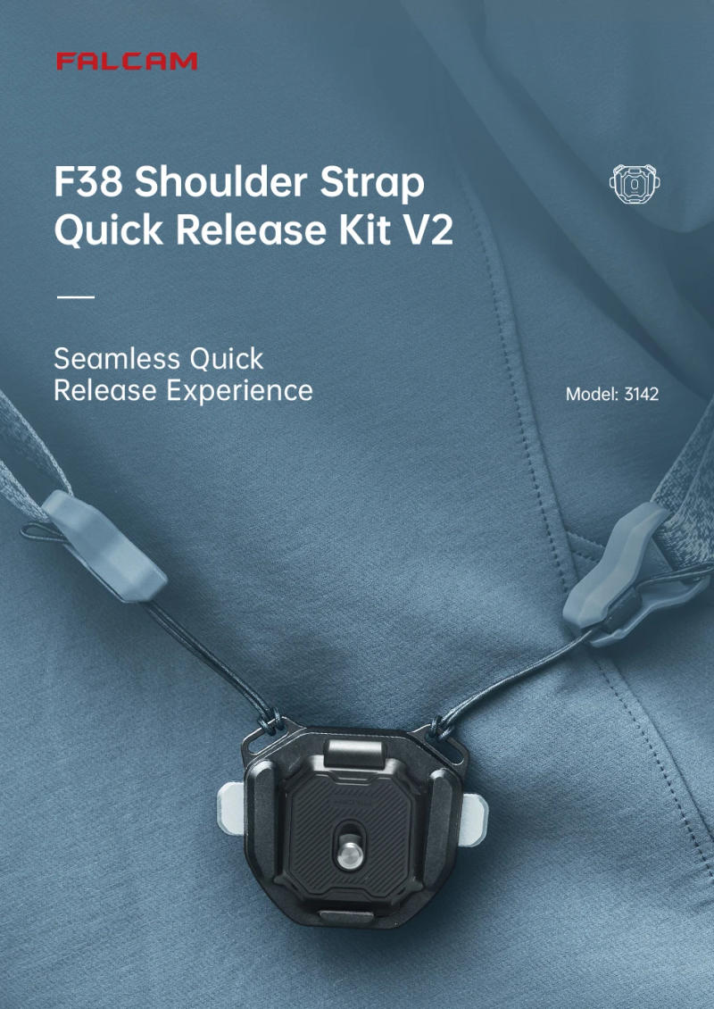 Description Picture 2 of itemFALCAM F38 V2 3142 Shoulder Strap Clip Universal DSLR Camera Gimbal Arca Swiss Quick Release Plate Clamp Photography Accessories