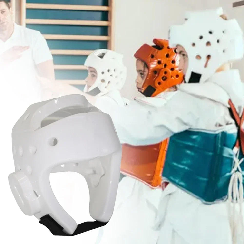 Description Picture 3 of itemKids Adult Taekwondo White Helmet Professional Martial Arts Head Guard Protective Gear Boxing MMA Karate Training Equipment