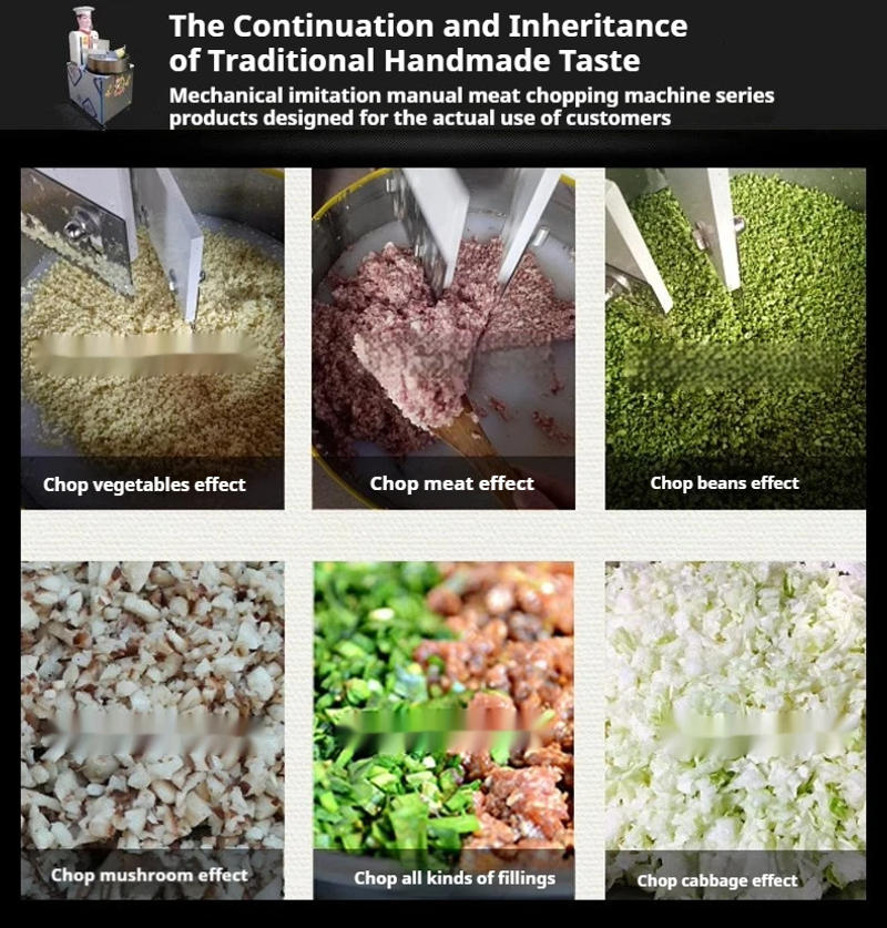 Description Picture 6 of itemCommercial Automatic Meat Chopper - Robotic Machine for Dumpling, Bun, and Chili Filling Preparation