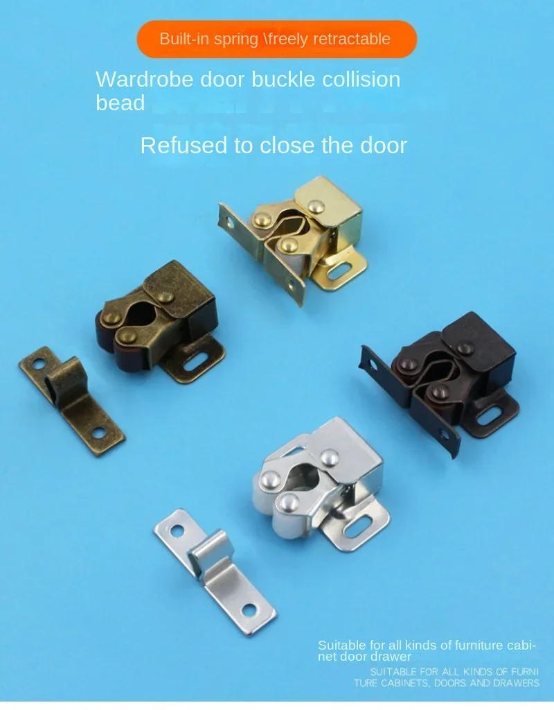 Description Picture 2 of item1pcs New Furniture Cabinet Catches Door Stopper Damper Buffer Magnet Closer Hardware Fittings