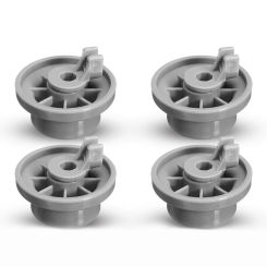 4pcs Dishwasher Accessory Wheels For Bosch Siemens Neff 165314 Dishwasher Rack Basket Wheels Replacement Parts