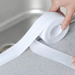 Bathroom Seal PVC Seam Self-adhesive Waterproof Wall Sticker Kitchen Seal Inlay Strip Mildew Waterproof Moistureproof
