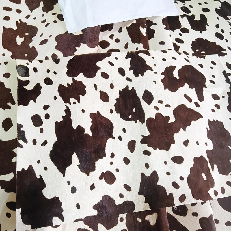 Description Picture 6 of itemLeather Head Layer Cowhide Leather, DIY Hand Leather,Brown Cow Pattern,Horse Hair in One, Chrome Tanned Leather, Handmade, 0.8mm