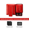 Multifunction Breakfast Machine Electric Sandwich Maker Light Food Barbecue Grill Toaster Oven Noodles Cooker Pot Egg Frying Pan