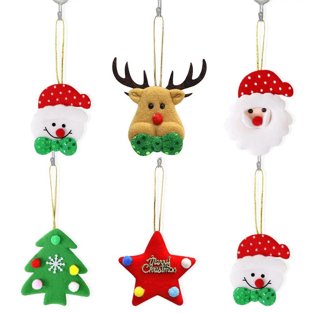 Description Picture 4 of itemNew Christmas Tree Pendant & Drop Ornaments Snowman Elk Small Pendant Christmas Home Decoration Star Pendant for Xmas 2024