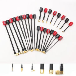 RHCP 5.8G Lollipop5 FPV Antenna 2.8DBi SMA MMCX UFL IPEX Long Range For RC Racing Drone Goggles Transmitter Receiver Part