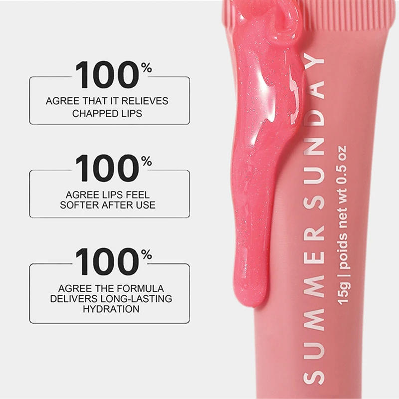 Description Picture 4 of itemSummer Lip Moisturizing Lip Balm Care 15ml Lip Balm Smoothing Lip Lines Lasting Nourishment For Women Daily Care Makeup Lipcare