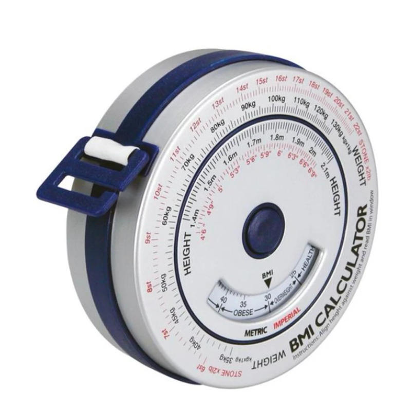 Description Picture 3 of item1pc Tape Measure BMI Body Mass Index Retractable Tape 1.5-2M Measuring Tape Calculator Diet Tape Measures Tools