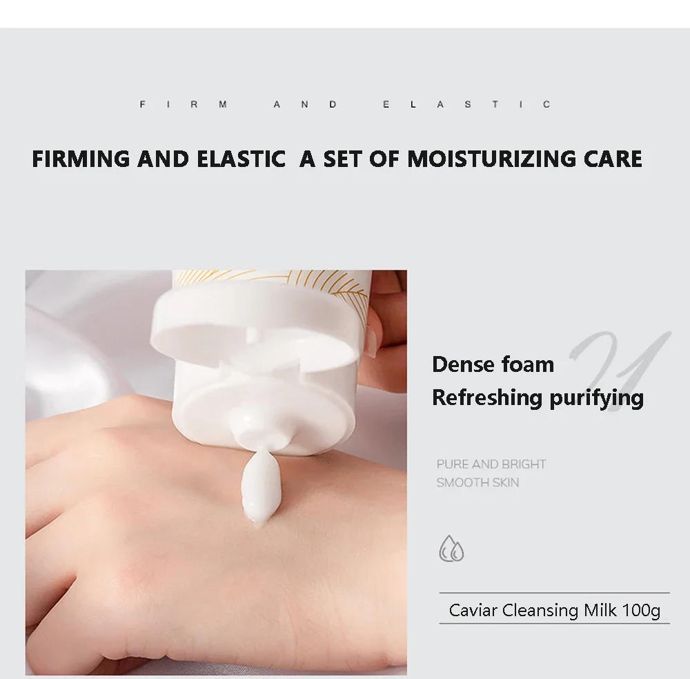 Description Picture 6 of itemFacial Skin Care Set With Box Caviar Essence Face Serum 15pc Set Moisturizing Skincare Kit Beauty Health Korean Facial Skin Care