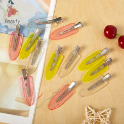 4Pcs No Bend Seamless Hair Clips Side Bangs Fix Fringe Barrette Makeup Washing Face Accessories Women Girls Styling Hair Pins