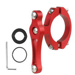 Bike Bicycle Cycling Handlebar Water Bottle Cage Mount Clamp Aluminum Alloy Water Cup Holder Bicycle Adapter Seat Fixing Frame