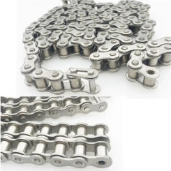 Short Pitch Roller Chain Industrial Transmission Chain 304 Stainless Steel  1/4"25H04C 05B RS35 06C 06B3/8"  RS40 08A 08B1/2"
