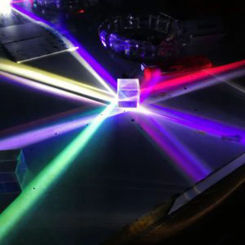 Glass Cube 25mm Dichroic Prism X-Cube Prisms for Photographic Beam Splitting Photography Accessories Decorate Gifts Cute Light