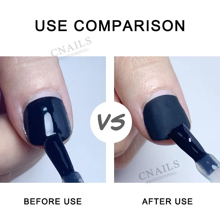 Description Picture 4 of itemDEROI Matte Velvet Top Coat UV Gel Soak Off Varnish Semi-Permanent Nail Polish Gel Polish Base Coat Nail Art Decorations 8ml