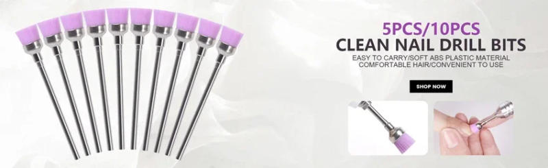 Description Picture 5 of item10PCS Nail Drill Bits Diamond Burrs Grinding Bits Accesories for Gel Nail Polish Nails Art Tool Shank Carving Polishing