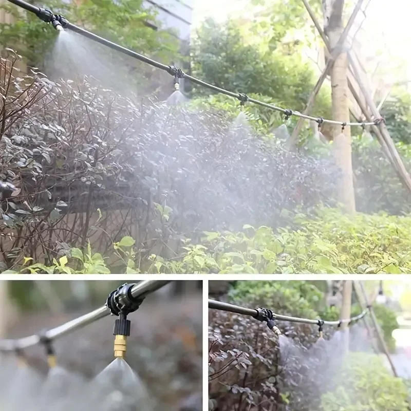 Description Picture 4 of item5-20m Garden Watering System Automatic Irrigation Spray Sprinkler System Garden Potted Irrigation Kit Spray Cooling Kit