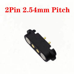 Magnetic Pogo Pin Connector 2P 4P 5P Pogopin Female 2.54mm 2.8mm Spring Loaded DC Magnet Connector Power Socket