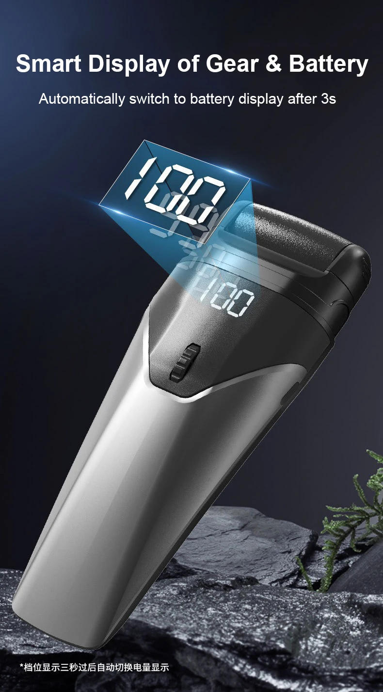 Description Picture 5 of item2025 NEW Electric Foot File Grinder 100 Gear 3 Rollers Type-C Rechargeable Pedicure Tool Heel Dead Skin Exfoliate Callus Remover