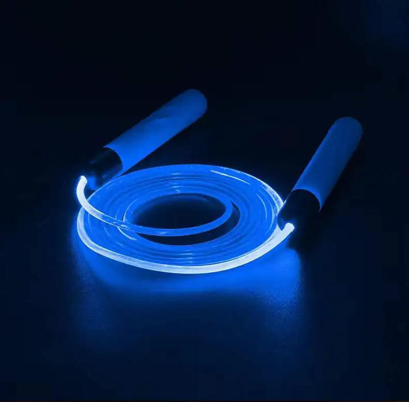 Description Picture 5 of itemFitness Adjustable Night Glowing Skip Rope Exercise LED Jump Ropes Light Up Outdoor Supplies Portable Training Sports Equipment