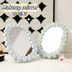 Decorative Makeup Mirror Desk Accessorie Bedroom Desktop Mirrors Home Decoration Bedroom Tabletop Mirror Aesthetic Decor 거울