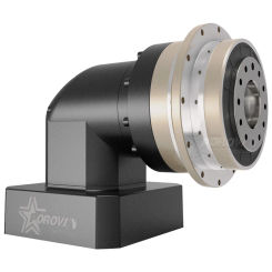right angle 90 degree Flange output planetary gearbox reducer for Delta panasonic 130mm frame AC servo motor input shaft 22mm P1