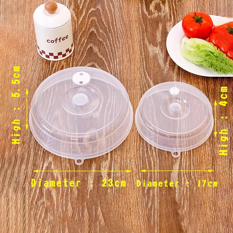 Description Picture 2 of itemMicrowave Dish Cover Refrigerator Fresh- Keeping Dish Cover Anti Splatter Sealing Cover Lid Cold & Heat Resistant Kitchen Tools