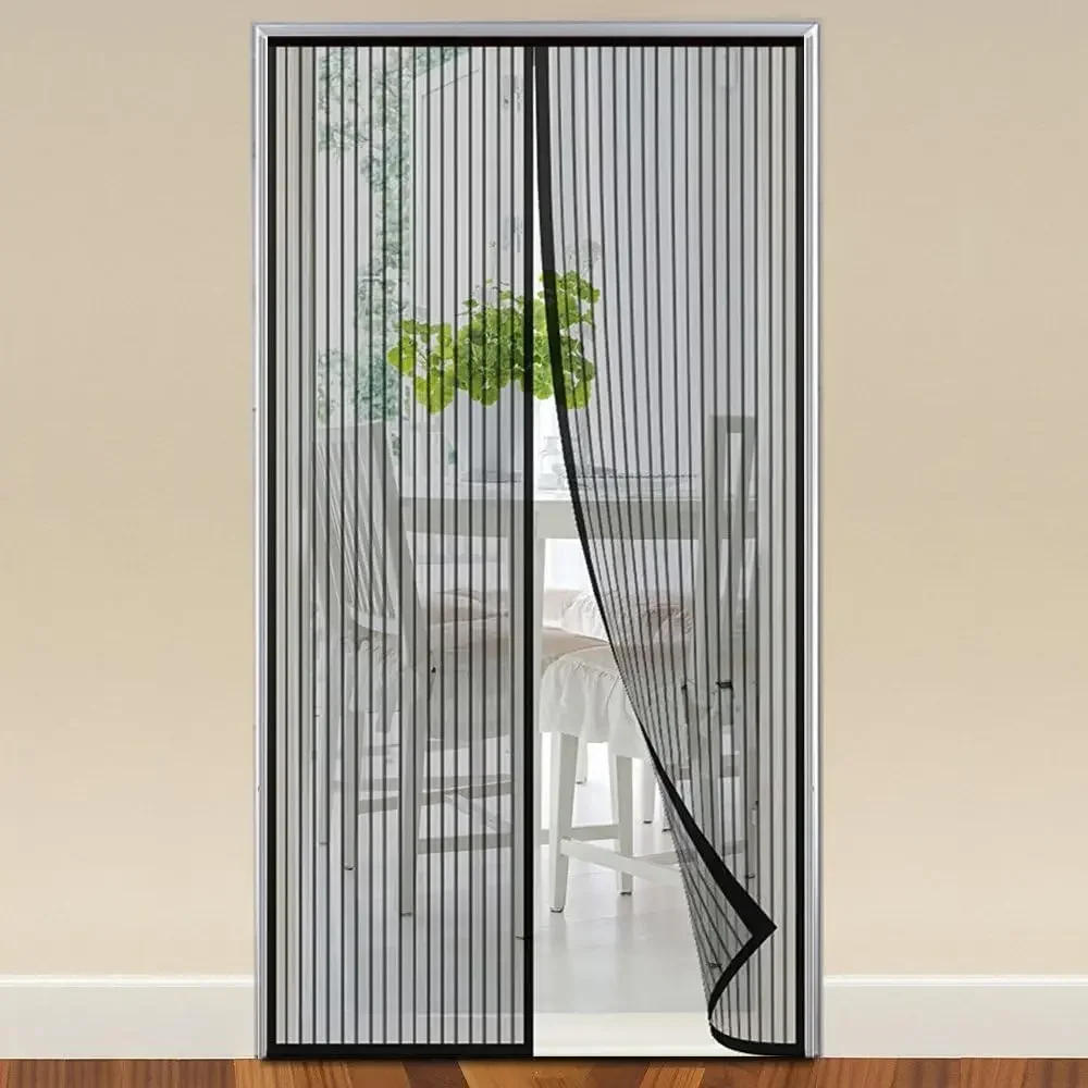 Description Picture 3 of itemMagnetic Mosquito Net Summer Anti Bug Fly Door Curtains Mesh Automatic Closing Door Screen Living Room Bedroom Curtain