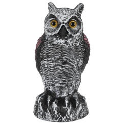 Simulation Owl Statue Outdoor Garden Decoration ABS Plastic Bird Repeller Hunting Decoy Yard Decorative Statues Sculptures