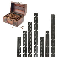 Stainless Steel Piano Hinge with Holes Fixed Folding Continuous Hinges Furniture Accessories for Window Door Cabinet Woodworking