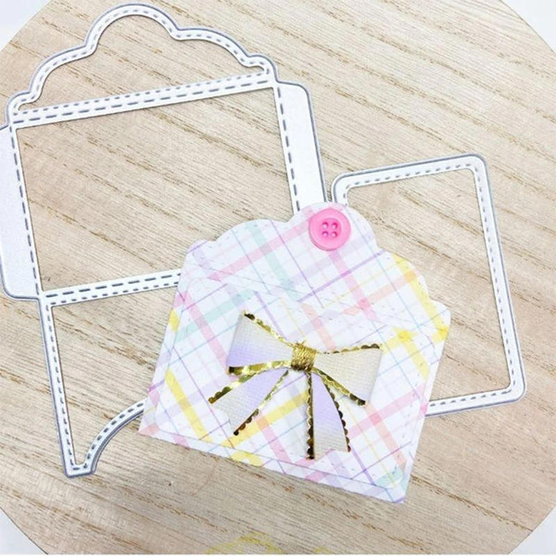 Description Picture 6 of itemNew Stitchable Folding Envelope Craft Embossing Mold 2022 Metal Cutting Dies for DIY Decorative Scrapbooking Album Card Making