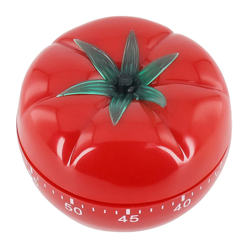 Description Picture 3 of item1pc Tomato Timer Kitchen Cooking Cute Reminder Alarm Clock Baking Mechanical Countdown Timer Tools 60-minute ABS 6.3x4.5cm