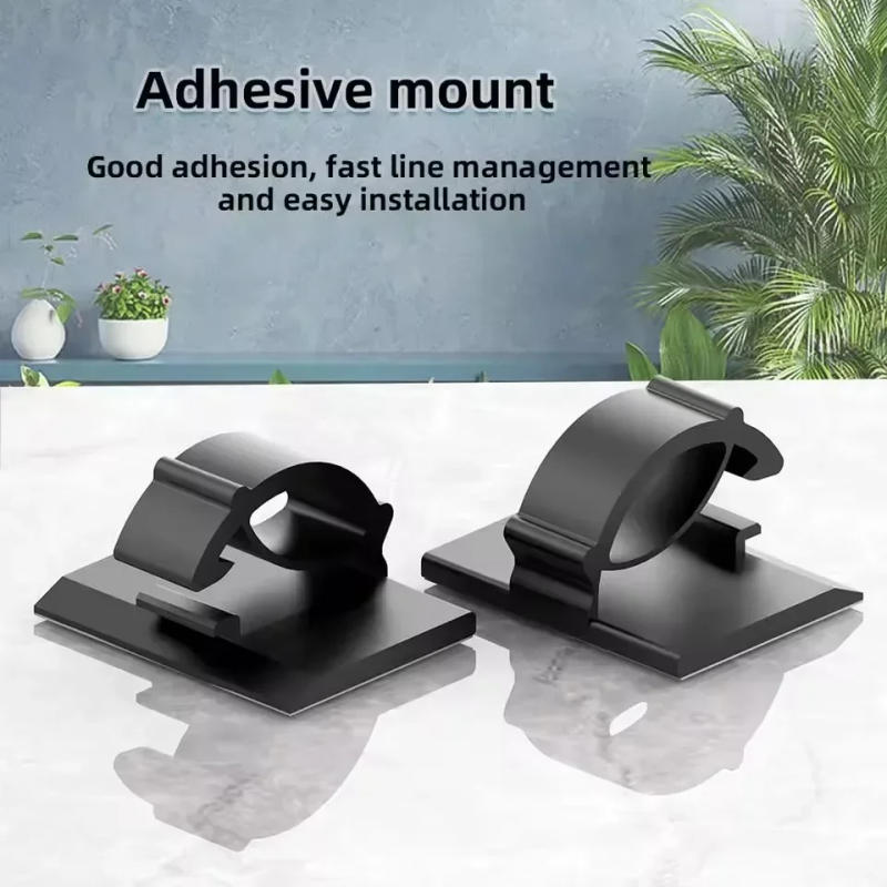 Description Picture 4 of itemAdhesive Car Cable Charger Line Clasp Wire Cord Clip Wall Clamp Holder Management Data Line Winder Fastener Tie Fixer Organizer