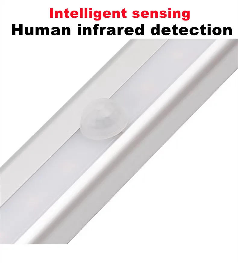 Description Picture 6 of itemLED Night Light Kitchen Under Cabinet Light battery power supply PIR Motion Sensor Closet Wardrobe Lamp Staircase Night Lights
