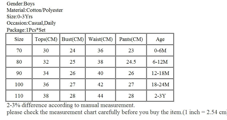 Description Picture 2 of item0-3Yrs Baby Boys Letters Clothes Set Cotton Casual Short Sleeve T-Shirts Tops Shorts 2Pcs Summer Toddler Kids Clothing Outfits