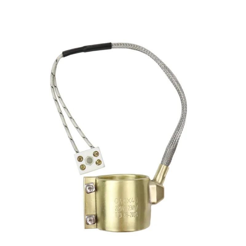 Description Picture 2 of item220v Band Heater 230w Electrical Heating Element 40*40mm Copper Barrel Heater for Injection Molding Machine