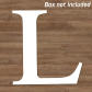 letter L no box