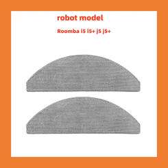Mop cloth accessories compatible with iRobot Roomba i5 i5+ j5 j5+ vacuum cleaner