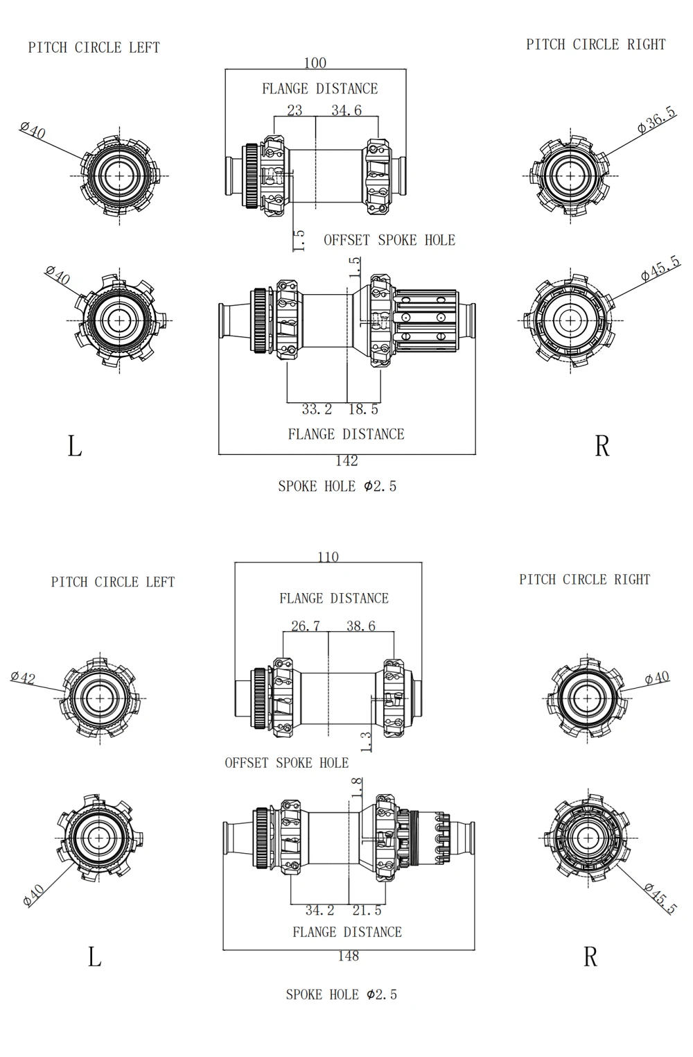 Description Picture 5 of itemGOLDIX M180 BOOST central lock28H EXP52T ratchet mountain bike hub suitable for SHIMANO and SRAM 11/12 speed bicycle accessories