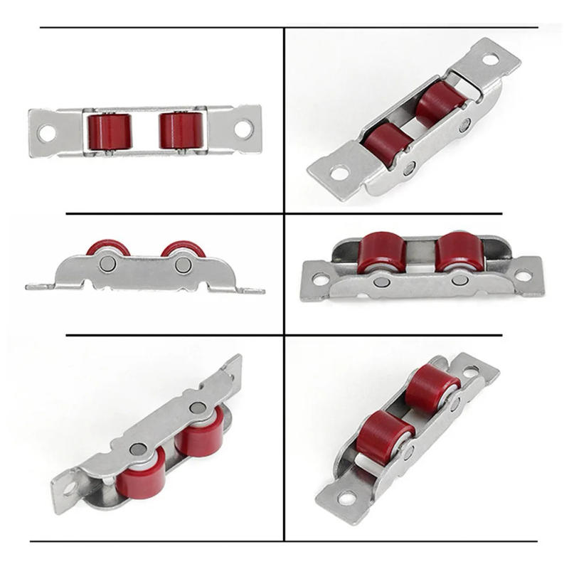 Description Picture 5 of itemHome Garden Door Sliding Roller Door Hardware Pulley Sliding Door Roller Runner Wheel Slot Wheels Stainless Steel Track Pulley