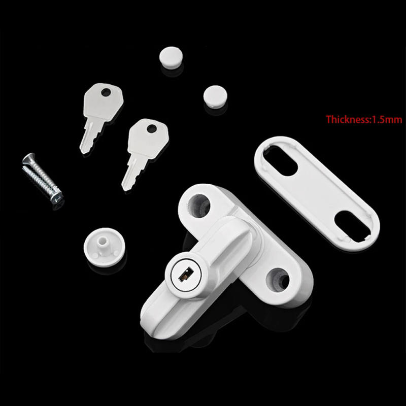 Description Picture 6 of itemAlloy Safety Locks Window Jammer Sash/ Locking UPVC Door /////Sash Jammer Security Restrictor Lock With Key For Latches Hardware