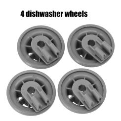 4PCS Dishwasher Basket Roll For Bosch Dishwasher Lower Basket Wheels 611475/165314/00611475 Lower Rack Wheel Replacement