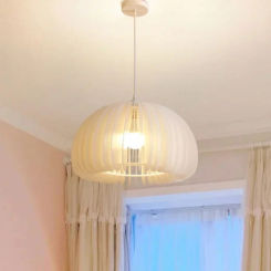 Creative Acrylic LED Pendant Light Simple Nordic Circle Lamp Living Room Bedroom Restaurant Pumpkin Modern Minimalist Chandelier
