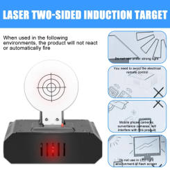Dry Fire Lasers Shooting Targets for Enhances Accuracy and Speed with Real Time Feedback and Multiple Modes Precisions