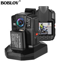 BOBLOV HD66/D7 2K 1440P Body Camera IP68 Waterproof Drop Resistant Two Batteries with Base Chest Camera Wearable Camera Body Cam