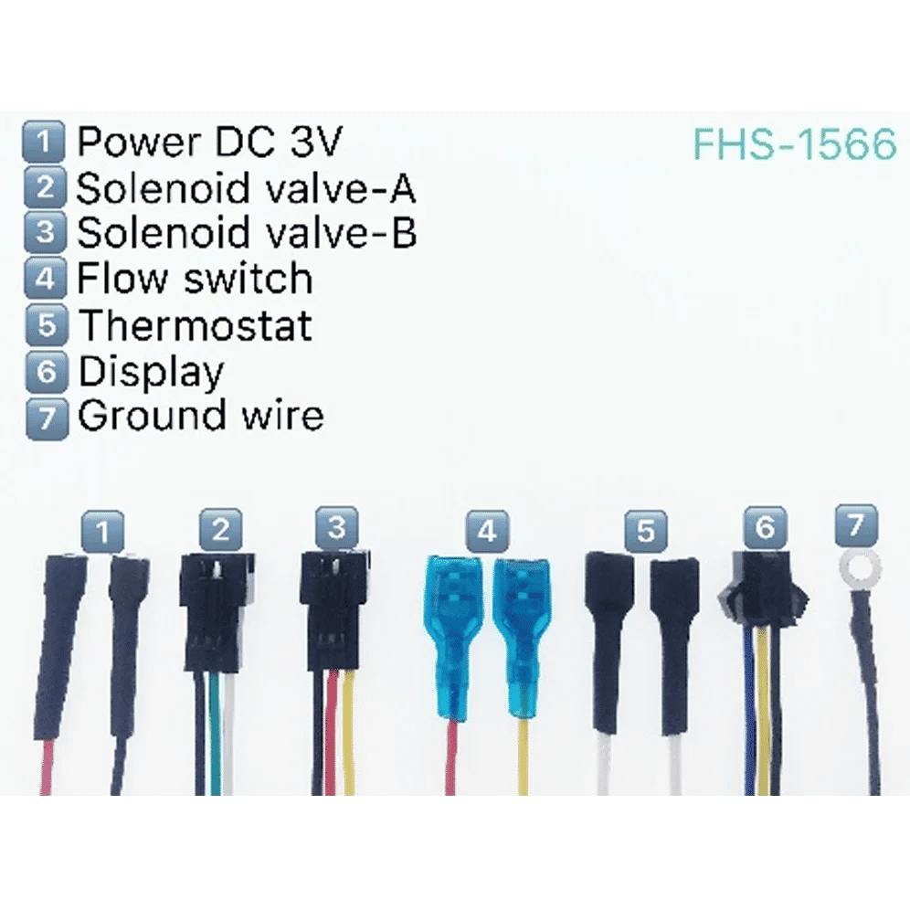 Description Picture 4 of item10 pcs Total 16 wires Model 1566 Universal DC 3V Gas stove Double ignition with Temperature control and display Pulse igniter