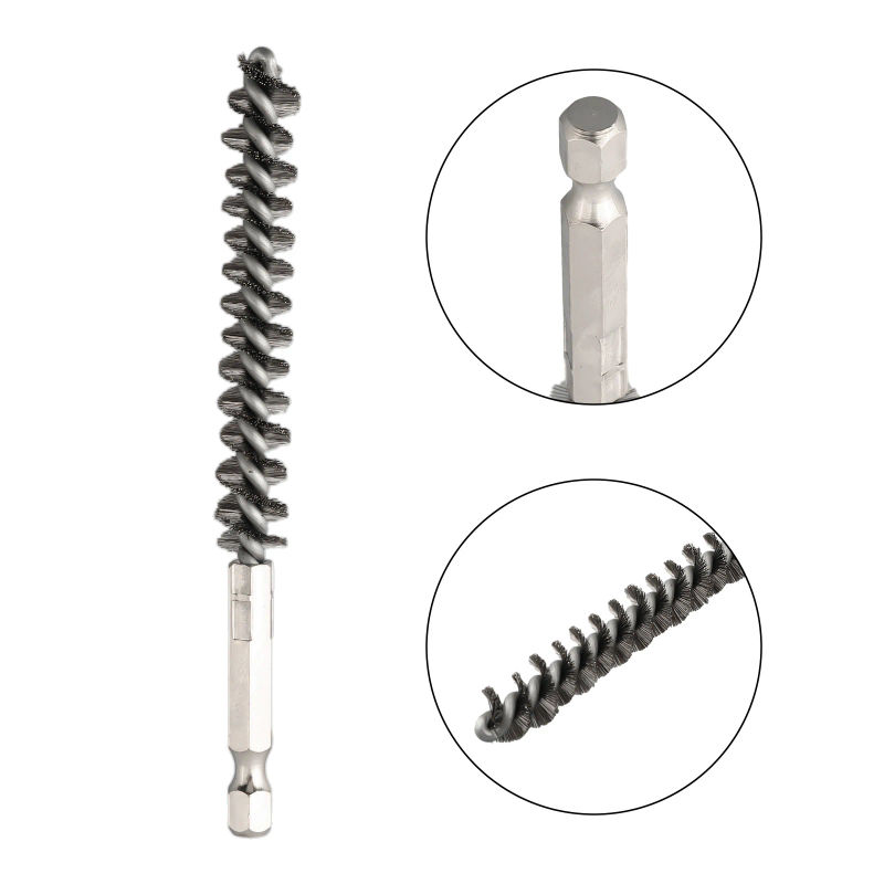 Description Picture 6 of itemStainless Steel Cleaning Brush Steel Wire Pipeline Brush Drilling Brush Paint Remover Rust Prevention For Cleaning Polishing