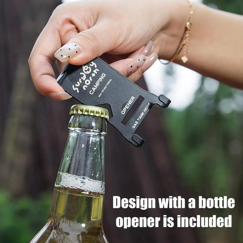 Description Picture 4 of itemHang Gas Canister For Camping Tables Hook Carbon Steel Stove Tank Hanger Hook Outdoor Camping Table Gas Stove Tank Organizer