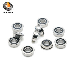 10Pcs MF105 RS Bearing 5*10*4 mm ABEC-7 Voron 3D Flanged Bearing MF105-2RS Ball Bearings MF105RS 3D Print Bearings