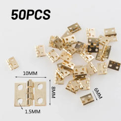 Box Hinge 50pcs Hinge Accessories Fitttings For Craft Door Box Hot Sale Mini Reliable Replacement Spare Parts 50pc