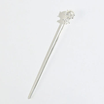 Women 2021 New Gold Silver Color Chinese Style Headwear Metal Hairpin Hair Accessories Hair Clip Hair Sticks